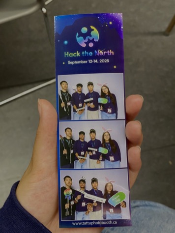 Hack the North photobooth strip