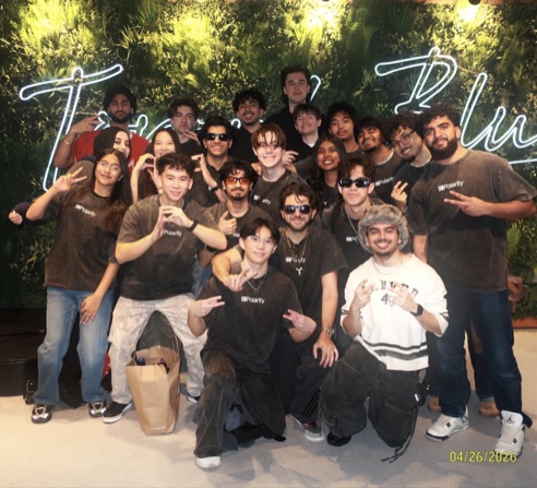 Group photo with the Polarity team